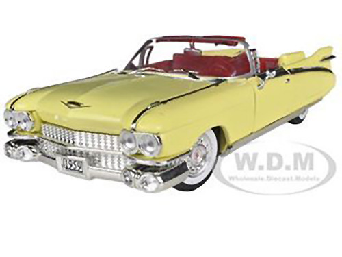 1959 Cadillac Eldorado Biarritz Yellow 1 32 Diecast Car