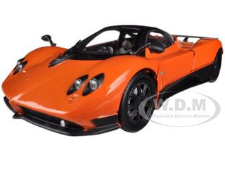 Pagani Zonda F Orange 1/24 Diecast Car Model Motormax 73369