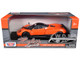Pagani Zonda F Orange 1/24 Diecast Car Model Motormax 73369