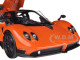 Pagani Zonda F Orange 1/24 Diecast Car Model Motormax 73369