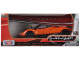 Pagani Zonda F Orange 1/24 Diecast Car Model Motormax 73369