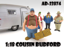 Cousin Budford "Trailer Park" Figure For 1:18 Scale Diecast Model Cars American Diorama 23874