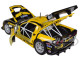 Chevrolet Corvette C6R #4 Black Yellow 1/24 Diecast Model Car Bburago 28003