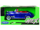 1941 Chevrolet Special Deluxe Convertible Blue 1/24 Diecast Car Model Welly 22411