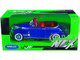 1941 Chevrolet Special Deluxe Convertible Blue 1/24 Diecast Car Model Welly 22411