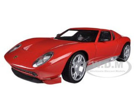 Lamborghini Miura Concept Red 1/24 Diecast Car Model Motormax 73367