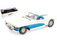 1955 LaSalle II Roadster Concept Convertible White Blue Limited Edition 999 pieces Worldwide 1/18 Model Car Minichamps 107147030