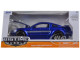 2006 Ford Mustang GT Blue with Silver Stripes 1/24 Diecast Car Model Jada 90658