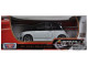 Fiat Abarth 500 White Black 1/18 Diecast Model Car Motormax 79168