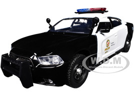 2011 Dodge Charger Pursuit LAPD Los Angeles Police Department Car 1/24 Diecast Car Model Motormax 76947