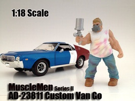 Musclemen "Custom Van Go" Figure For 1:18 Scale Models American Diorama 23811