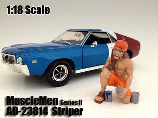 Musclemen "Striper" Figure For 1:18 Scale Models American Diorama 23814