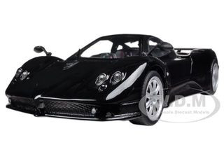 Pagani Zonda F Black 1/24 Diecast Car Model Motormax 73369