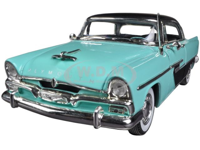 1956 Plymouth Savoy Blue 1/32 Diecast Car Model Signature Models 32341