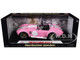 1965 Shelby Cobra 427 S/C Pink With Printed Carroll Shelby Signature On The Trunk 1/18 Diecast Car Model Shelby Collectibles 114