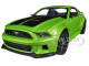 2014 Ford Mustang Street Racer Metallic Light Green 1/24 Diecast Model Car Maisto 31506