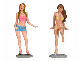 Fast Women Spokemodels 2 Piece Figure Set 1/18 Scale Motorhead Miniatures 324