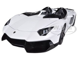 Lamborghini Aventador J White 1/18 Diecast Car Model AutoArt