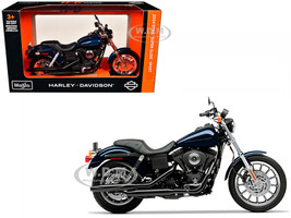 2004 Harley Davidson Dyna Super Glide Sport Blue 1/12 Diecast Motorcycle Model Maisto 32321