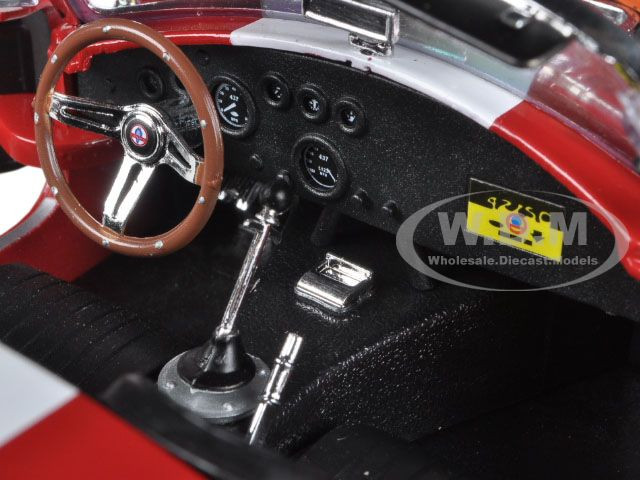 1965 Shelby Cobra 427 S/C Red with White Stripes With