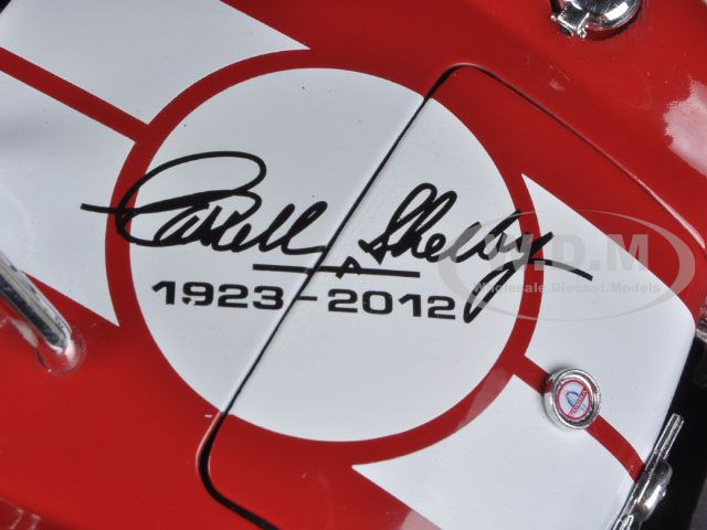 1965 Shelby Cobra 427 S/C Red with White Stripes With