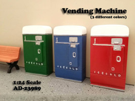 vending Machine Accessory Diorama Green For 1:24 Scale Models American Diorama 23989