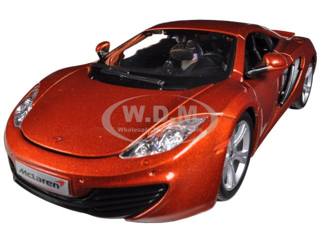 Mclaren Mp4 12c Metallic Orange 1 24 Diecast Car Model By Bburago