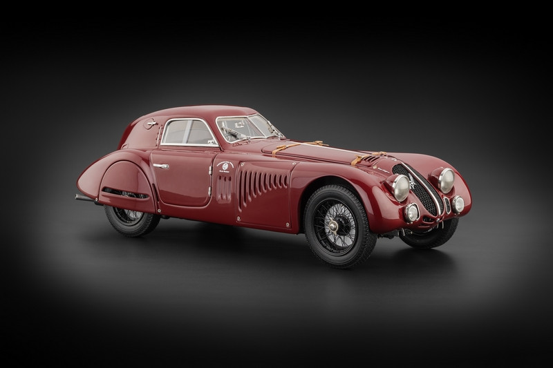 1938 Alfa Romeo 8C 2900 B Speciale Touring Coupe 1/18 Diecast Car 