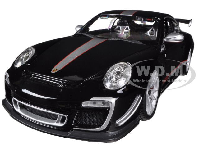 4.5" Welly Porsche 911 997 GT3 RS Diecast Toy Car Orange With Black Wheels