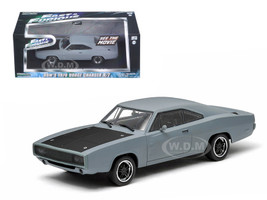 Dom's 1970 Dodge Charger R/T Primered Grey "Fast and Furious" Movie (2009) 1/43 Diecast Car Model Greenlight 86217