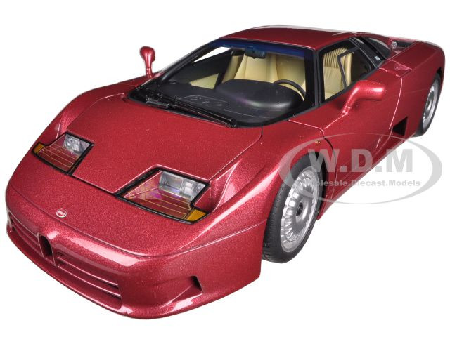 Bugatti EB110 GT Dark Red 1/18 Diecast Car Model Autoart 70977