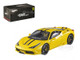 Ferrari 458 Italia Speciale Yellow Elite Edition 1/43 Diecast Car Model Hotwheels BLY46