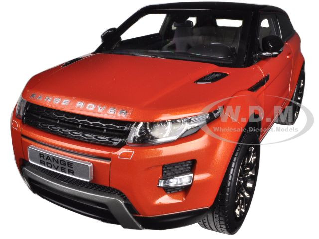 Range Rover Evoque Orange 2 Doors 1 18 Diecast Car Model Welly 11003