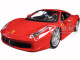  Ferrari 458 Italia Red 1/24 Diecast Model Car Bburago 26003