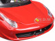  Ferrari 458 Italia Red 1/24 Diecast Model Car Bburago 26003