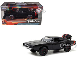 Dom's Dodge Charger R/T Black Fast & Furious 7 2015 Movie 1/32