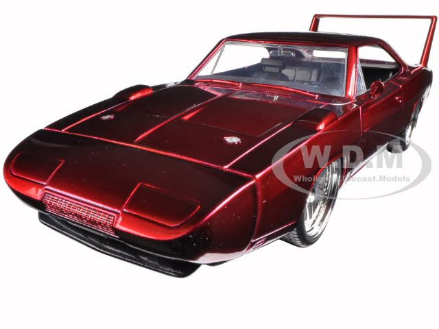 1969 Dodge Charger Daytona Red Fast Furious 7 Movie 124 Diecast Model Car By Jada