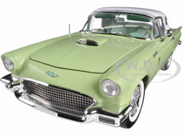 1957 Ford Thunderbird Convertible Willow Green Limited to 1254pc 1/18 Diecast Model Car Autoworld AMM1045