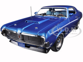 1969 Mercury Cougar Eliminator Blue Limited Edition 1/18 Diecast Model Car Autoworld AMM1047