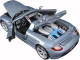 Porsche Carrera GT Silver with Black Interior 1/18 Diecast Model Car Motormax 73163