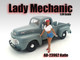 Lady Mechanic Katie Figure For 1:24 Scale Models American Diorama 23962