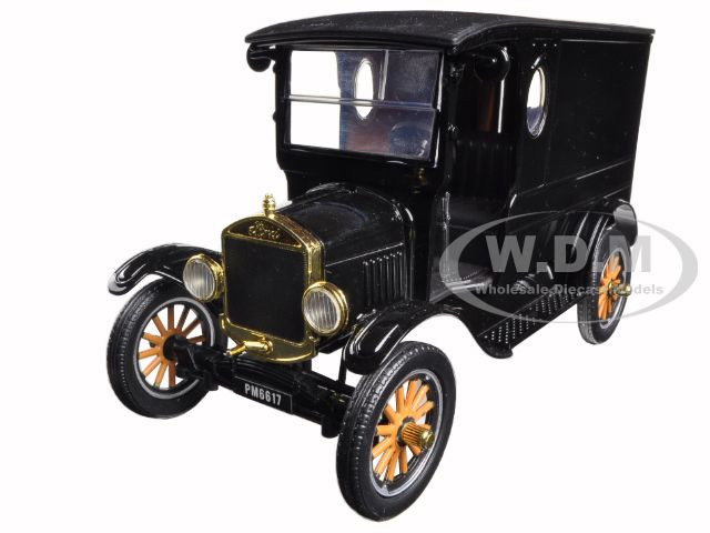 1925 Ford Model T Paddy Wagon Black 1/24 Diecast Model Car Motormax 79316