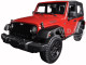 2014 Jeep Wrangler Willys Red 1/18 Diecast Model Car Maisto 31676