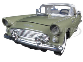 1956 Ford Thunderbird Soft Top Green 1/24 Diecast Car Model Motormax 73312