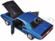 1970 Dodge Challenger T/A Blue Black Hood 1/24 1/27 Diecast Model Car Welly 24029