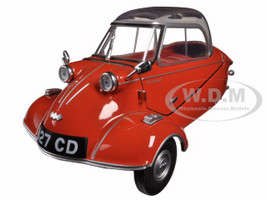 Messerschmitt KR200 Bubble Top Black Red Interior 1/18 Diecast