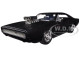Dom's 1970 Dodge Charger R/T Matt Black Fast & Furious Movie 1/24 Diecast Model Car Jada 97174