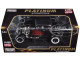  1932 Ford Hot Rod Matt Black with Flames Limited Edition / Platinum Collection 1/18 Diecast Model Car Motormax 77172