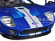 Ford GT Blue White Stripes Fast & Furious 7 2015 Movie 1/24 Diecast Model Car Jada 97177