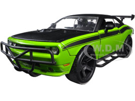 Letty's Dodge Challenger Off Road Green Fast & Furious Movie 1/24 Diecast Model Car Jada 97131